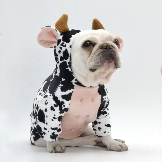 Cow Pig Style Clothes for Small Medium Dogs