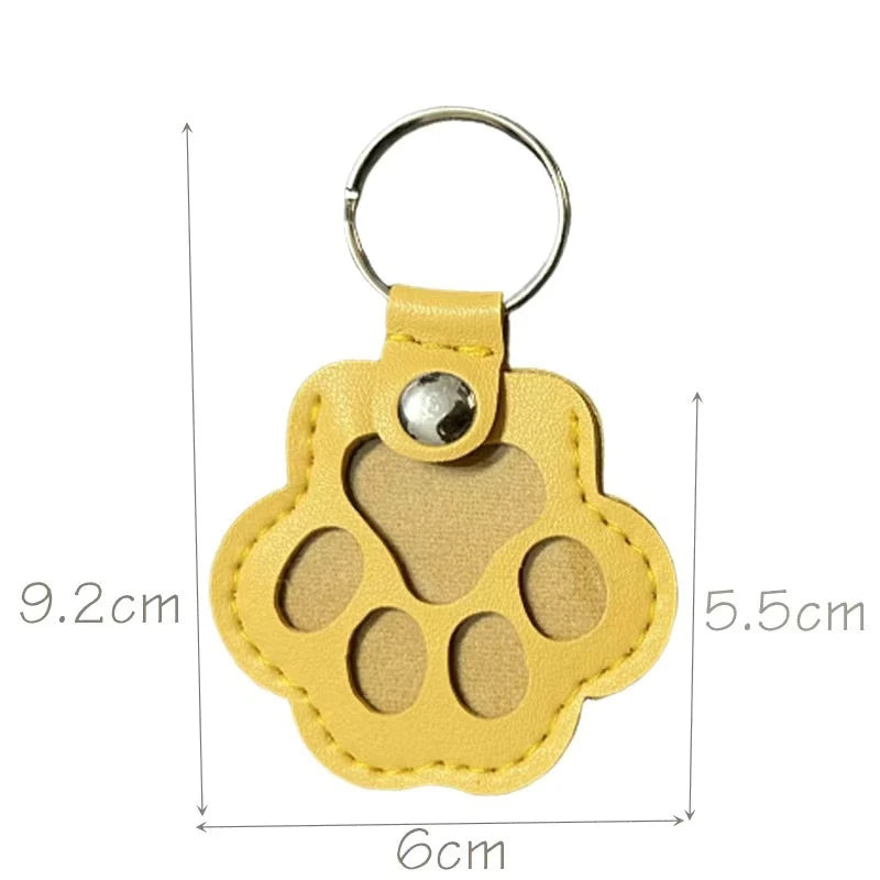 Pet Hair Memorial Keychain