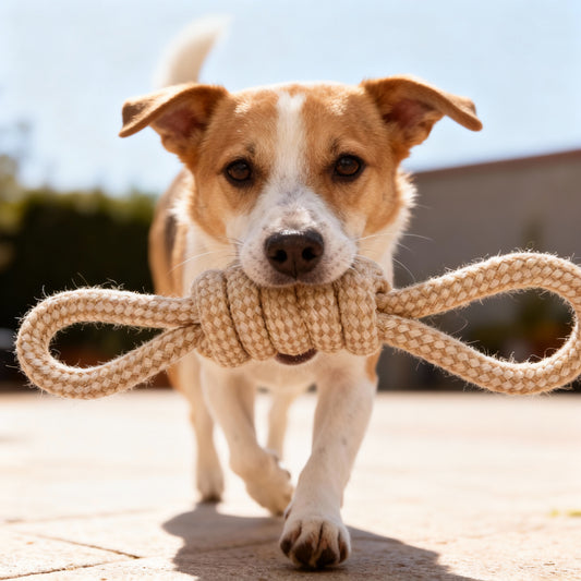 Dog Chew Toy Cotton Rope Ring