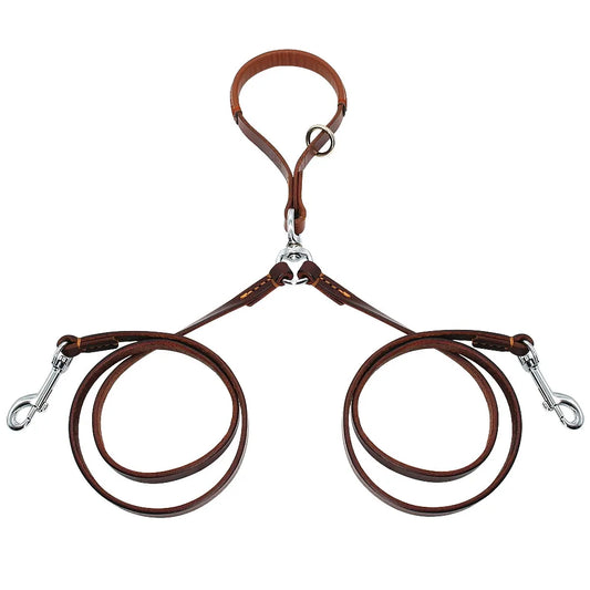 2 Ways Dog  Leather  Leash