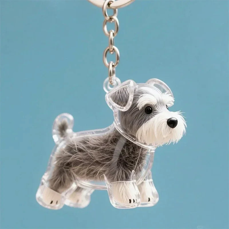 Dogs Hair Storage Pendant Keychain