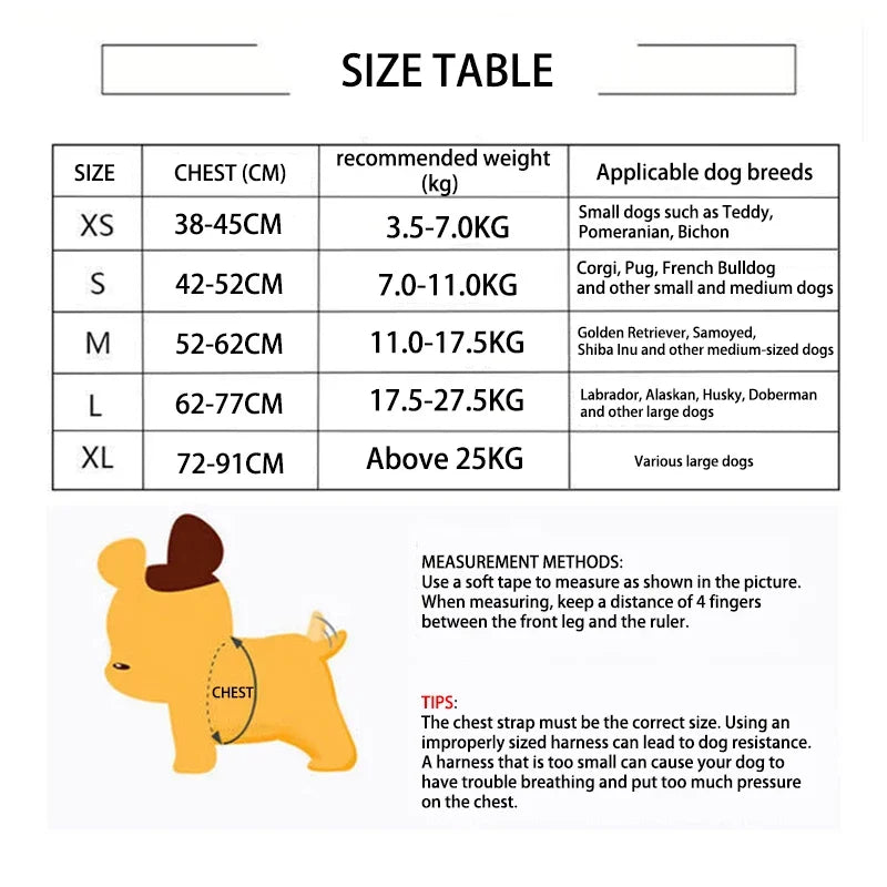 Quick Release Dog Harness