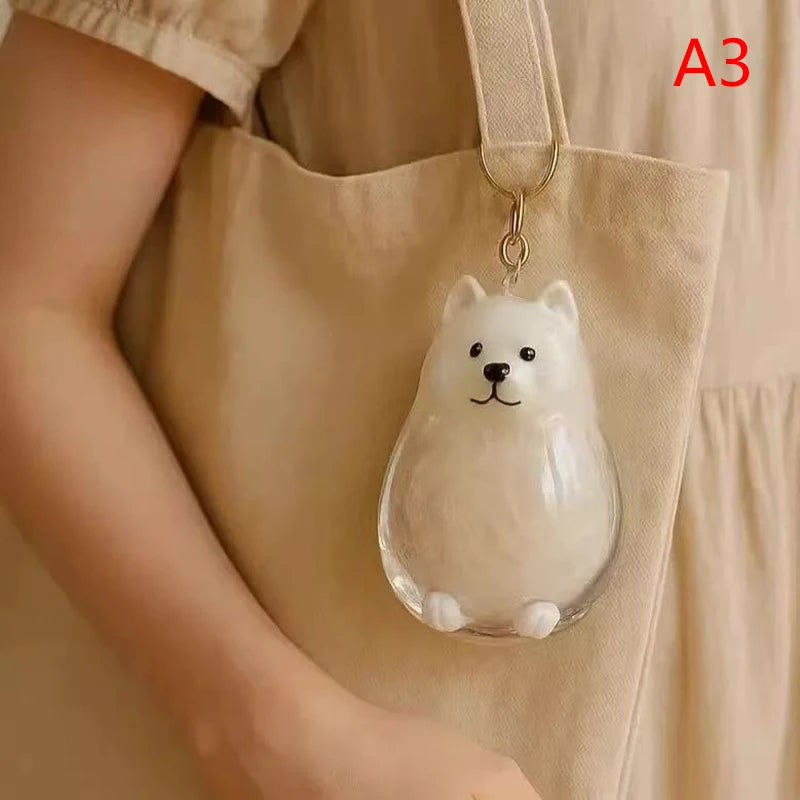 Dog Hair Pendant Keychain