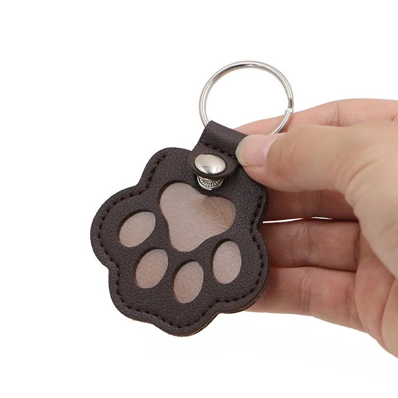 Pet Hair Memorial Keychain