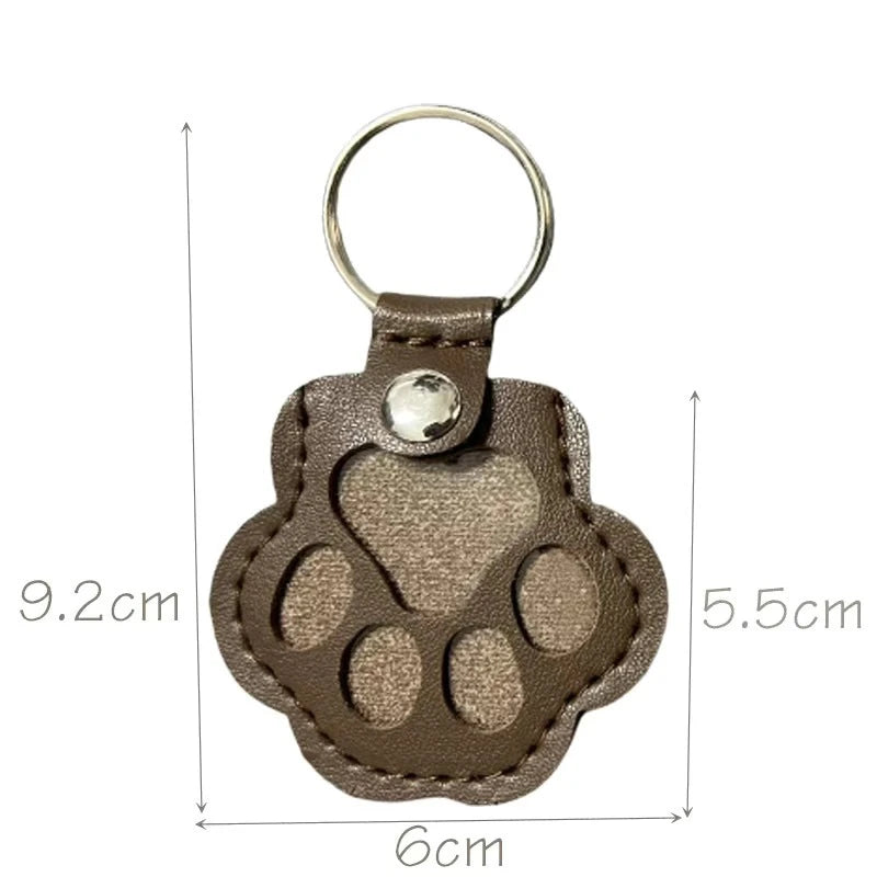 Pet Hair Memorial Keychain