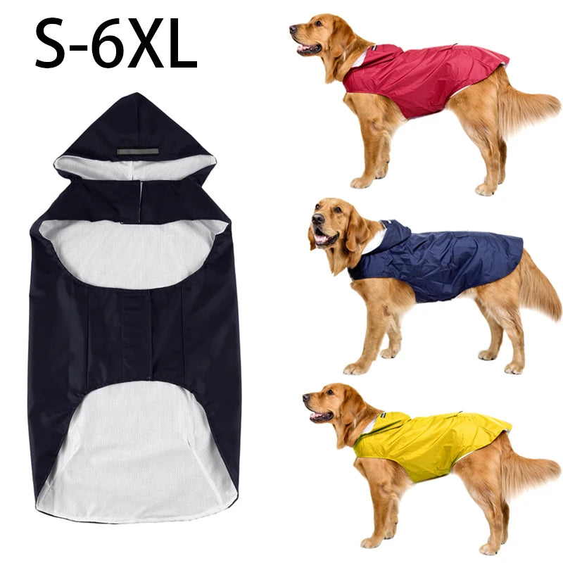 Reflective Dog Raincoat Waterproof
