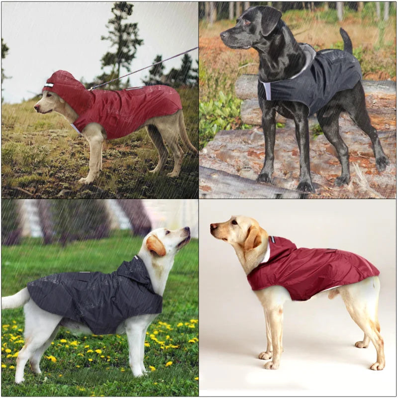 Reflective Dog Raincoat Waterproof