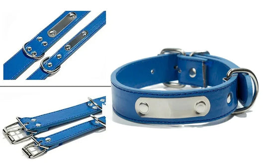 Personalized Name Carved Dog Collar