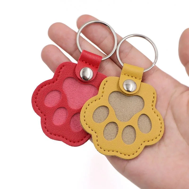 Pet Hair Memorial Keychain