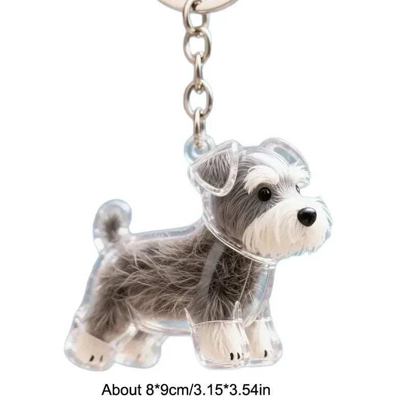 Dogs Hair Storage Pendant Keychain