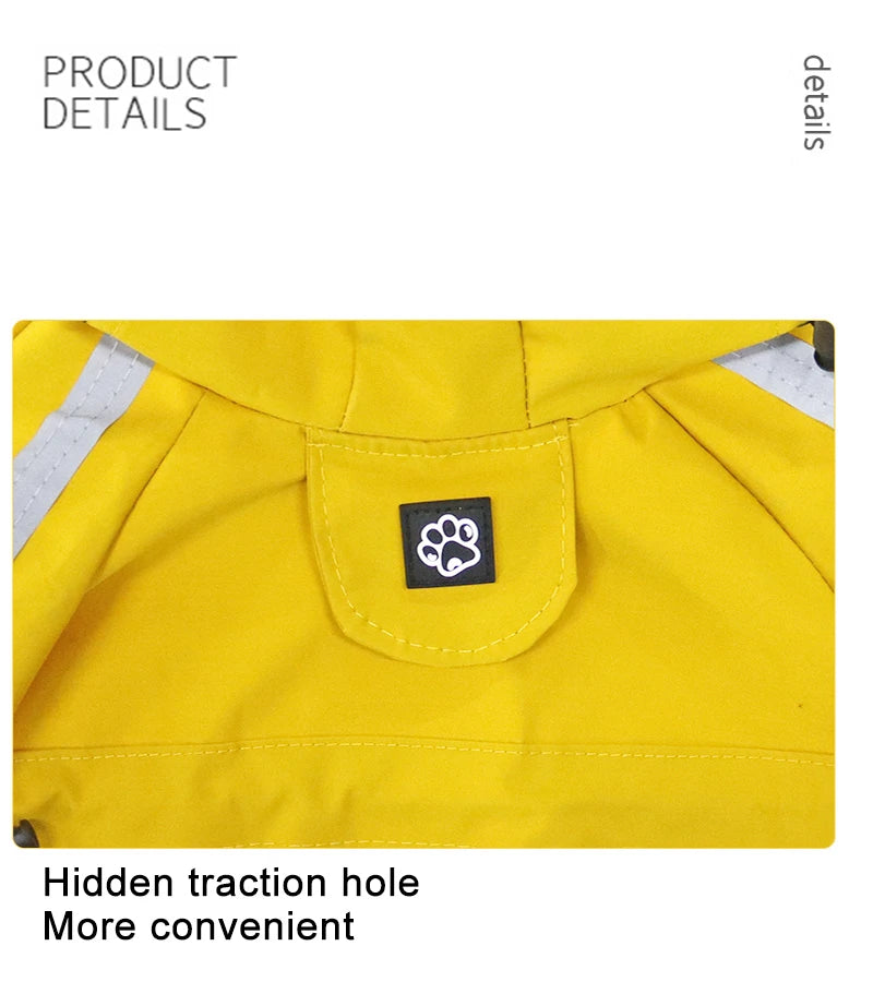 Dog Raincoat Reflective Waterproof