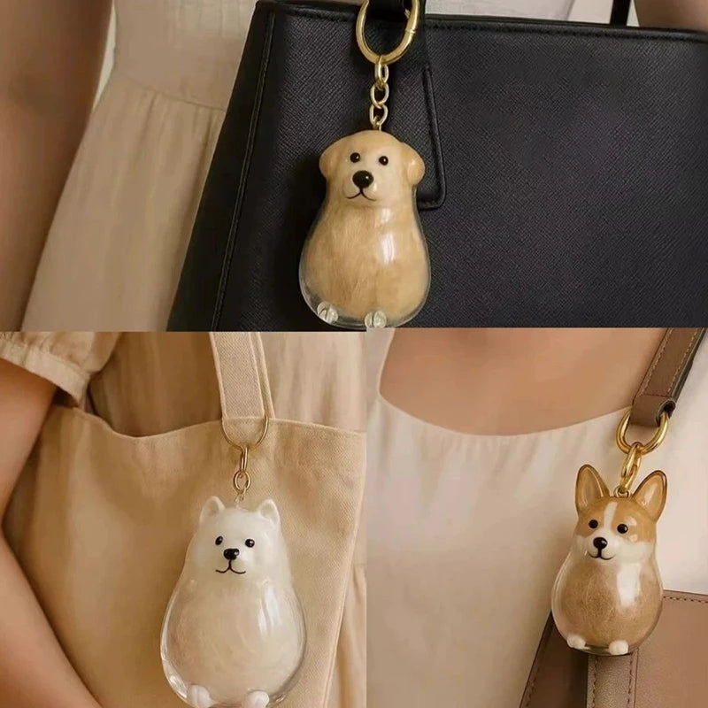 Dog Hair Pendant Keychain