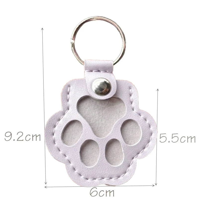 Pet Hair Memorial Keychain