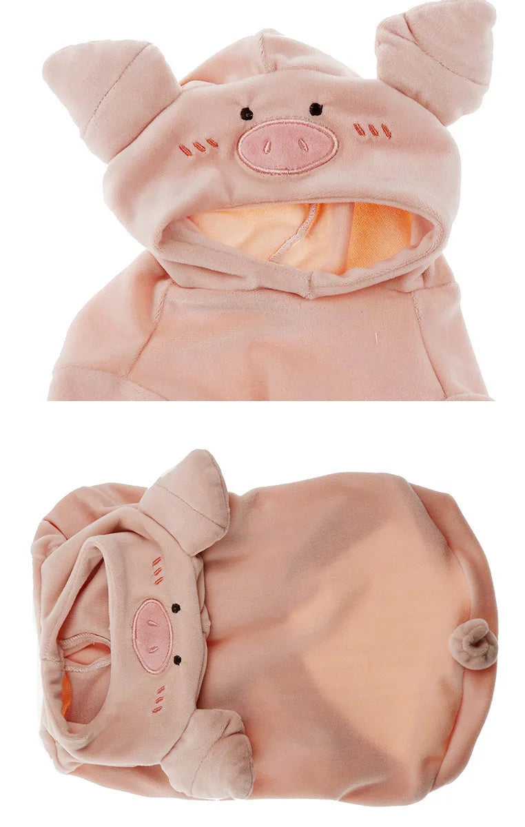 Cow Pig Style Clothes for Small Medium Dogs