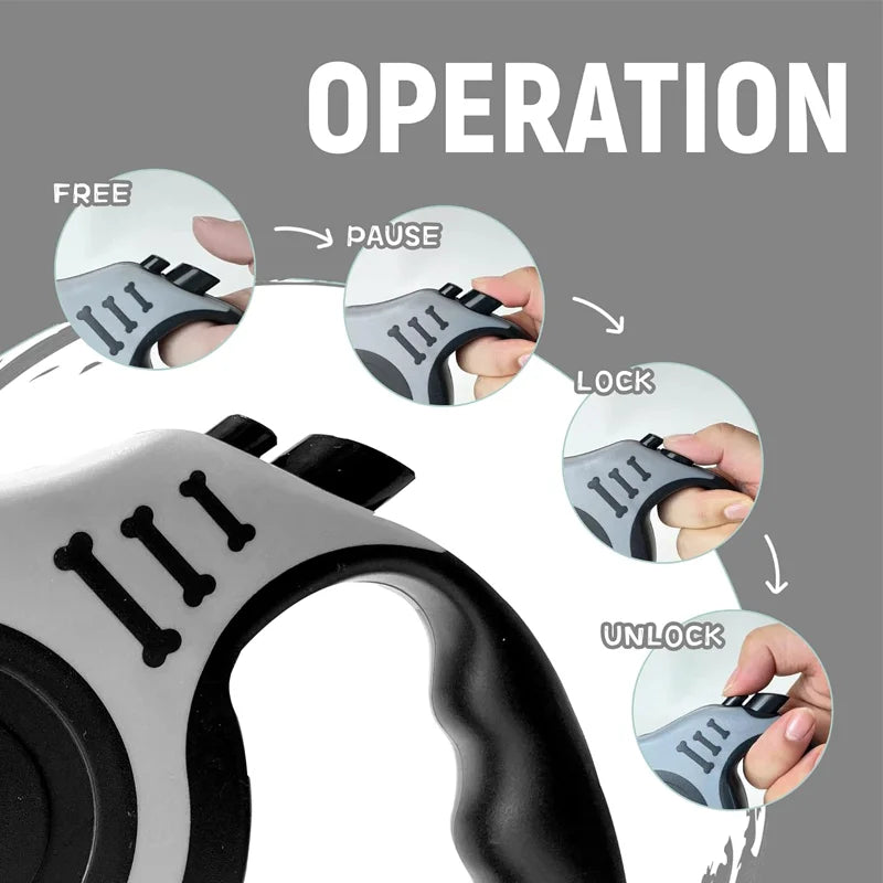 Retractable Automatic-5m Dog Leash