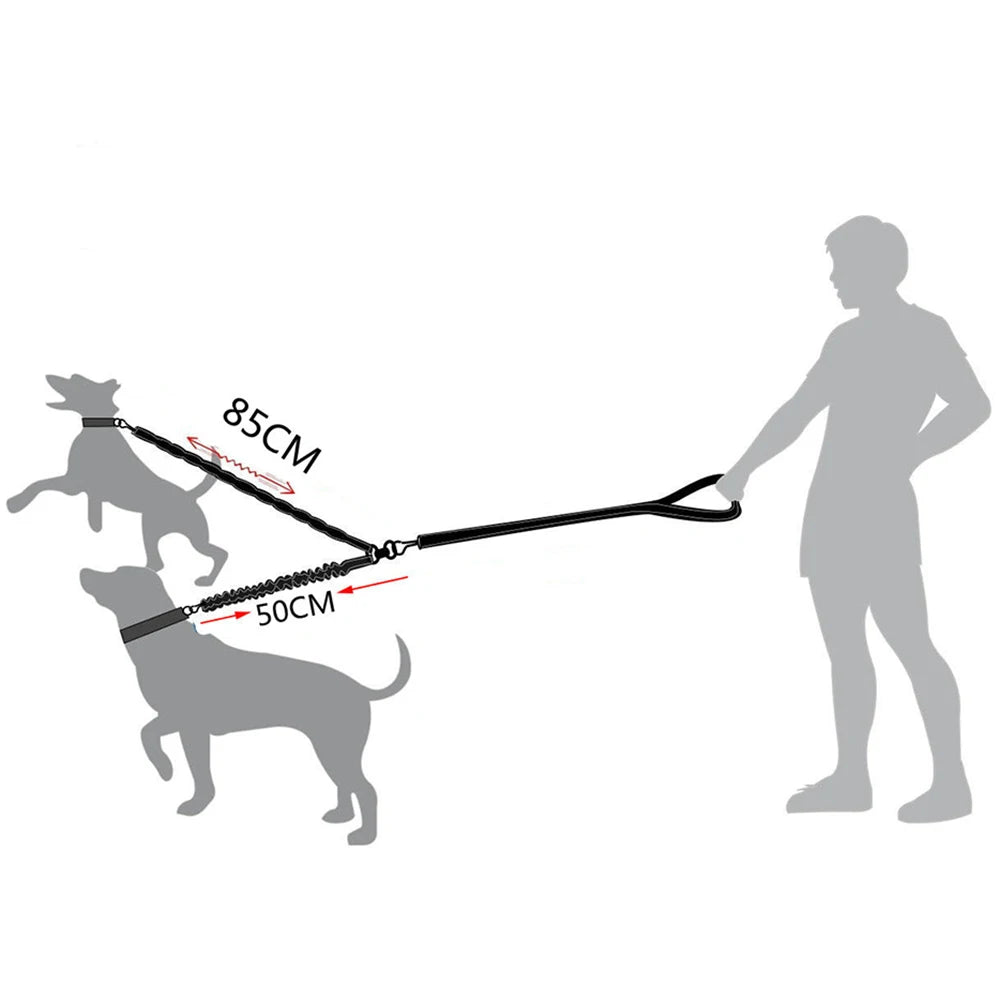 Dog Double Leashes Pet
