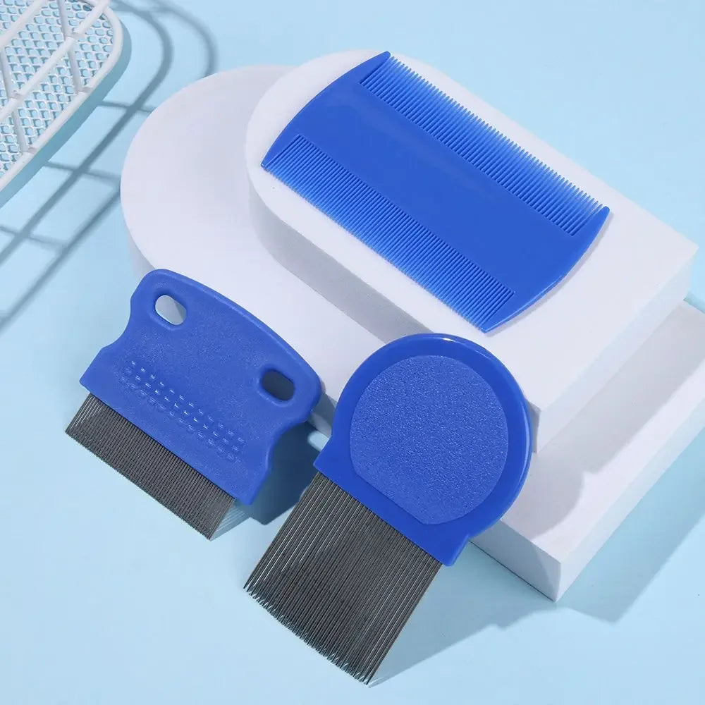 6 Pcs/set Pet Flea Comb Stainless Steel