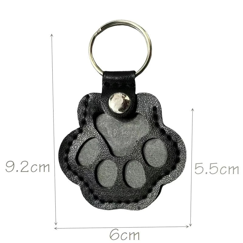 Pet Hair Memorial Keychain