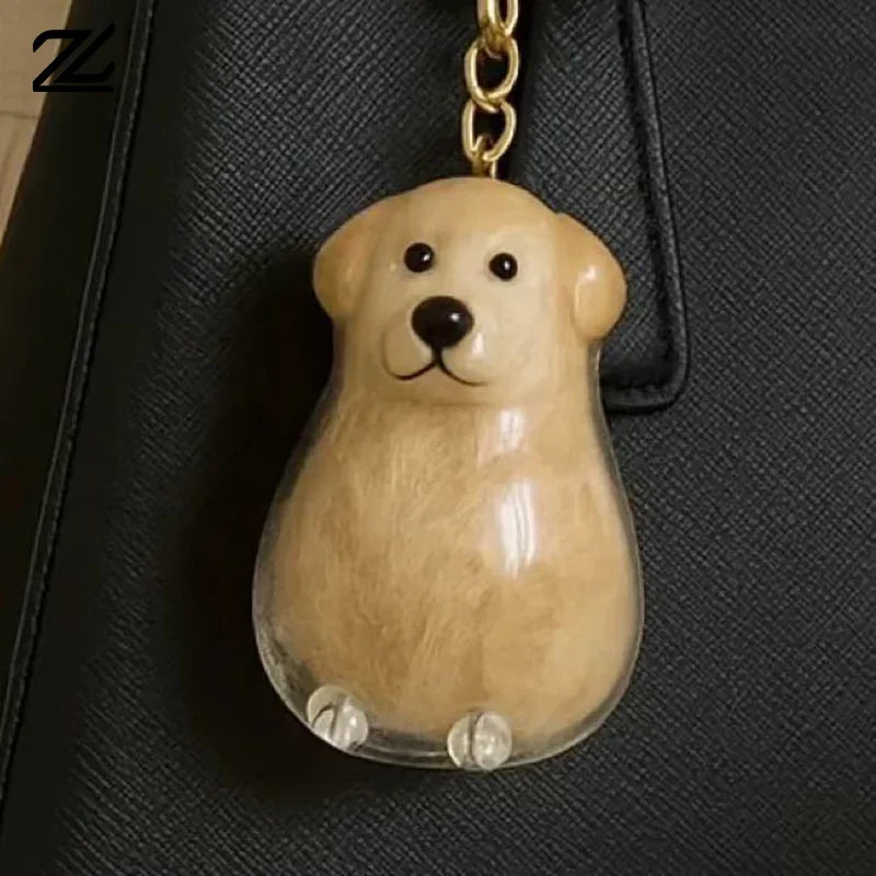 Dog Hair Pendant Keychain