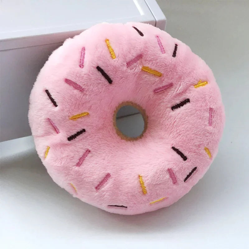 Soft Donuts Plush Squeaker Sound Toys