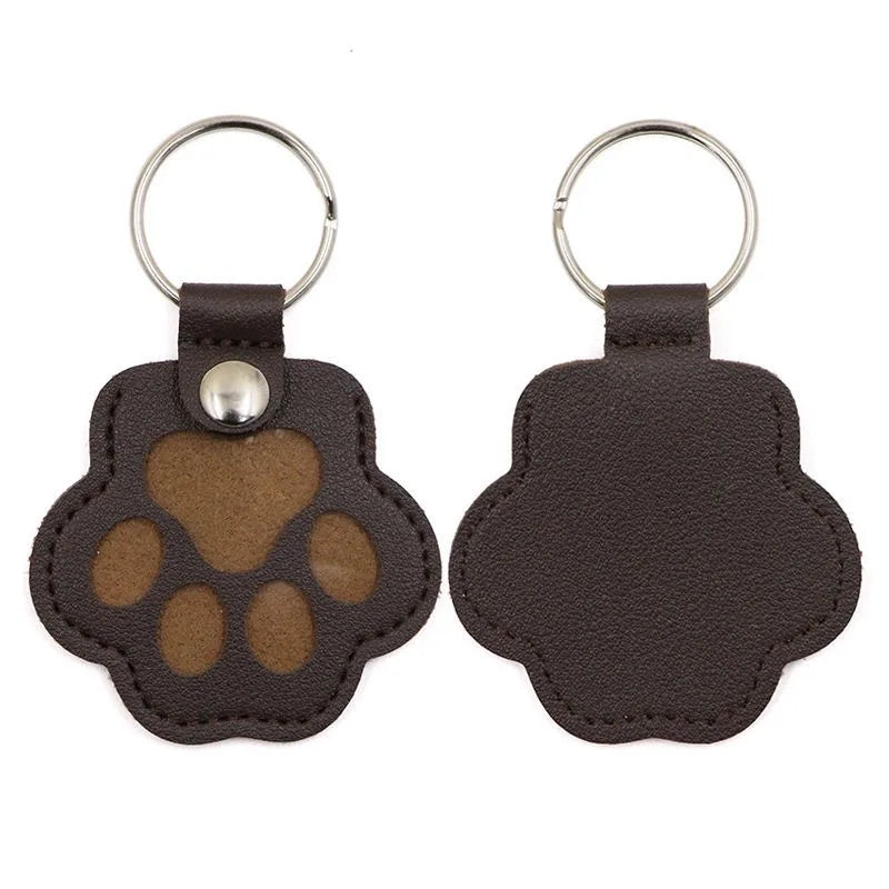 Pet Hair Memorial Keychain