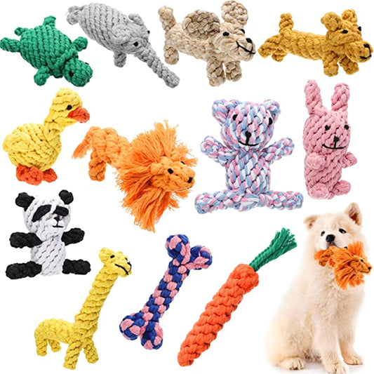 Dog Rope Toy Cartoon Animal