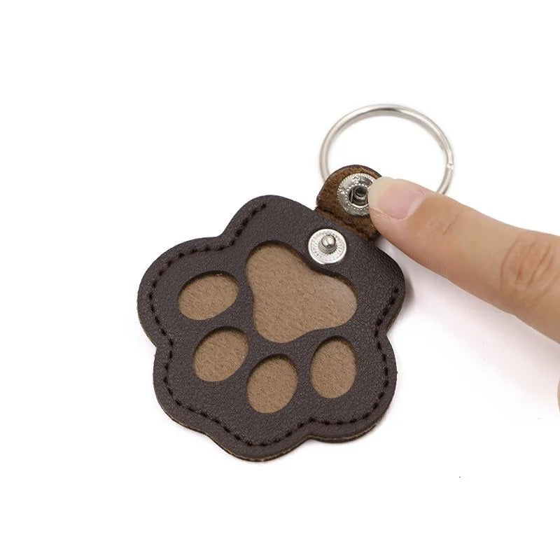 Pet Hair Memorial Keychain