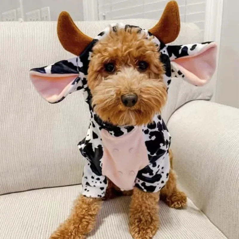 Cow Pig Style Clothes for Small Medium Dogs
