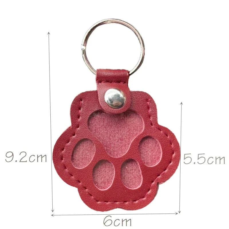 Pet Hair Memorial Keychain