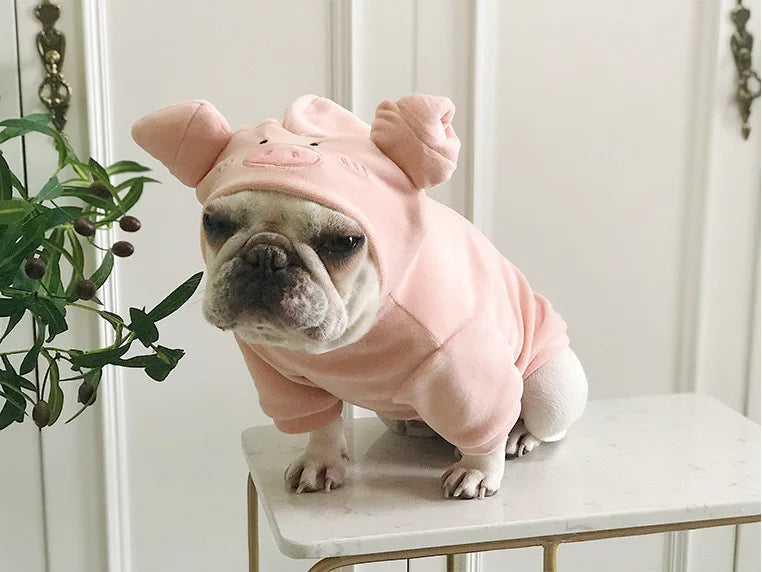Cow Pig Style Clothes for Small Medium Dogs