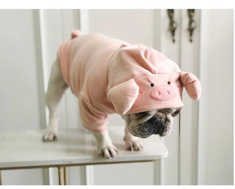 Cow Pig Style Clothes for Small Medium Dogs