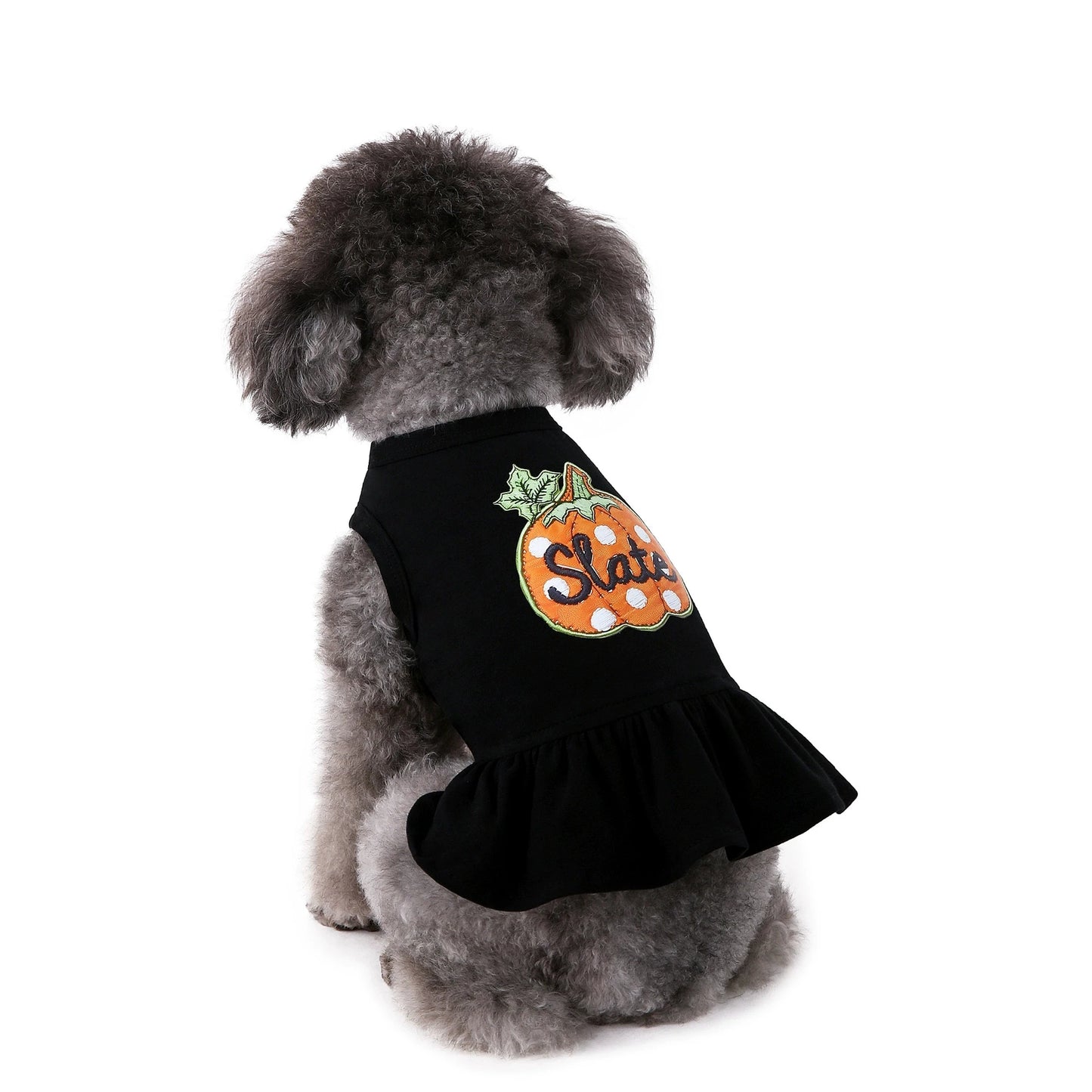 Dog Pumpkin Pattern Dress