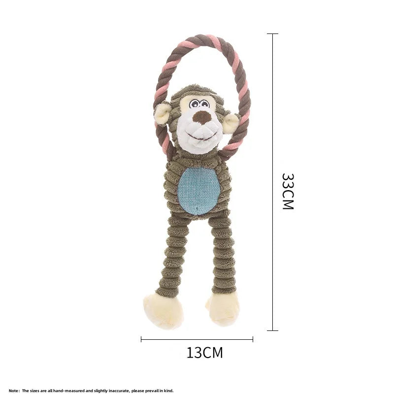 Dogs Plush Toys Puppy Kitten Fleece Squeak