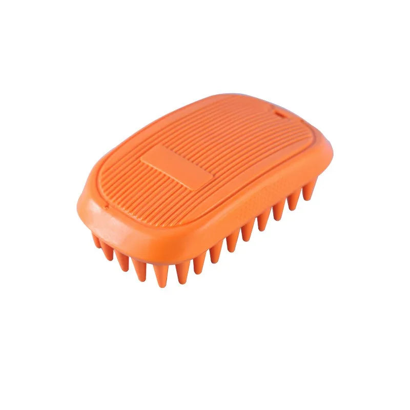Pet Bath Brush Rubber Comb Hair Removal Brush