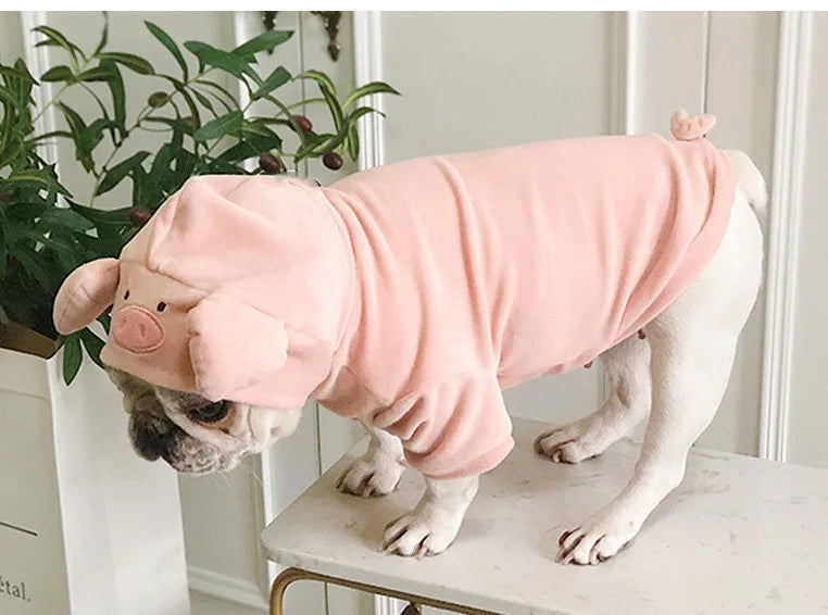 Cow Pig Style Clothes for Small Medium Dogs