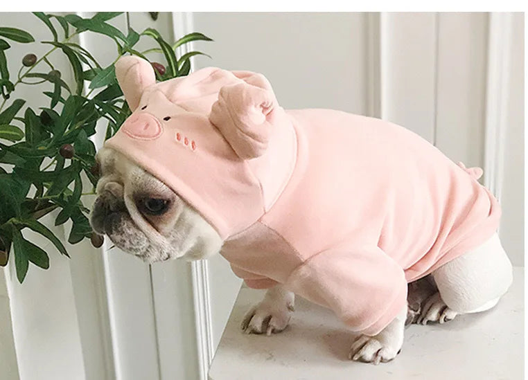 Cow Pig Style Clothes for Small Medium Dogs
