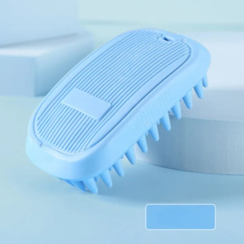Pet Bath Brush Rubber Comb Hair Removal Brush
