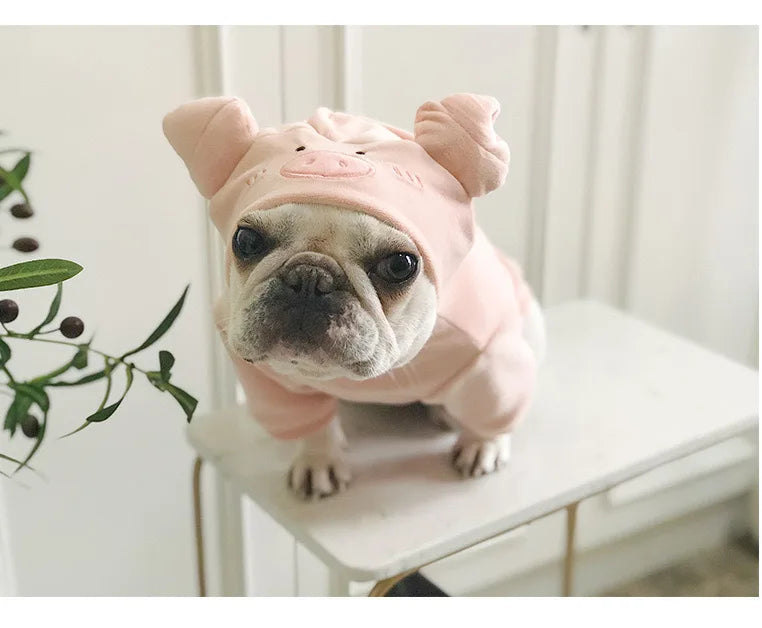 Cow Pig Style Clothes for Small Medium Dogs