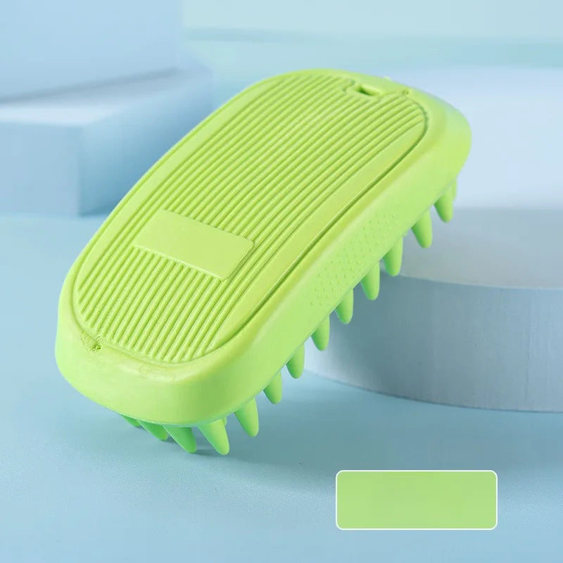 Pet Bath Brush Rubber Comb Hair Removal Brush
