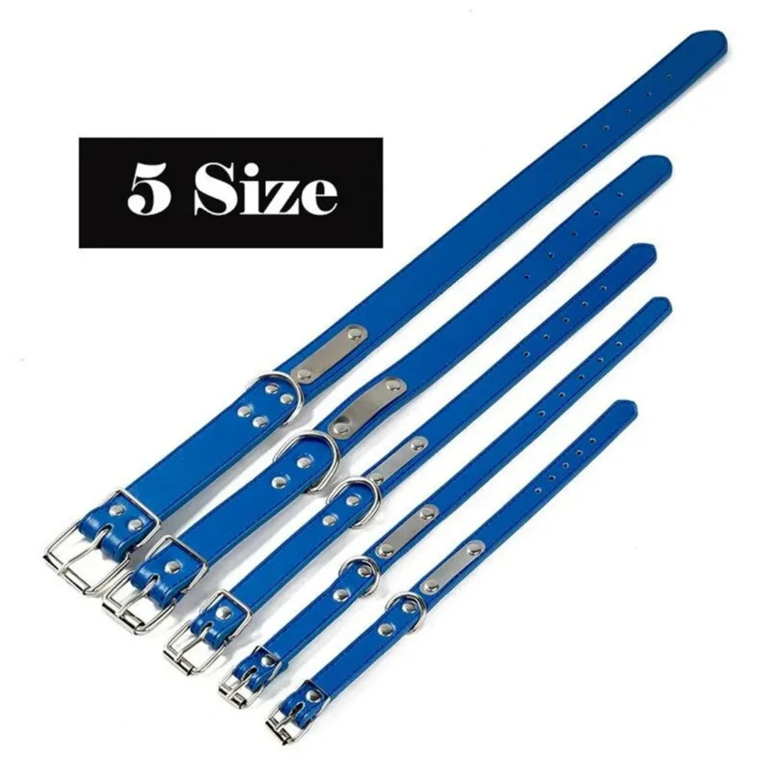 Personalized Name Carved Dog Collar