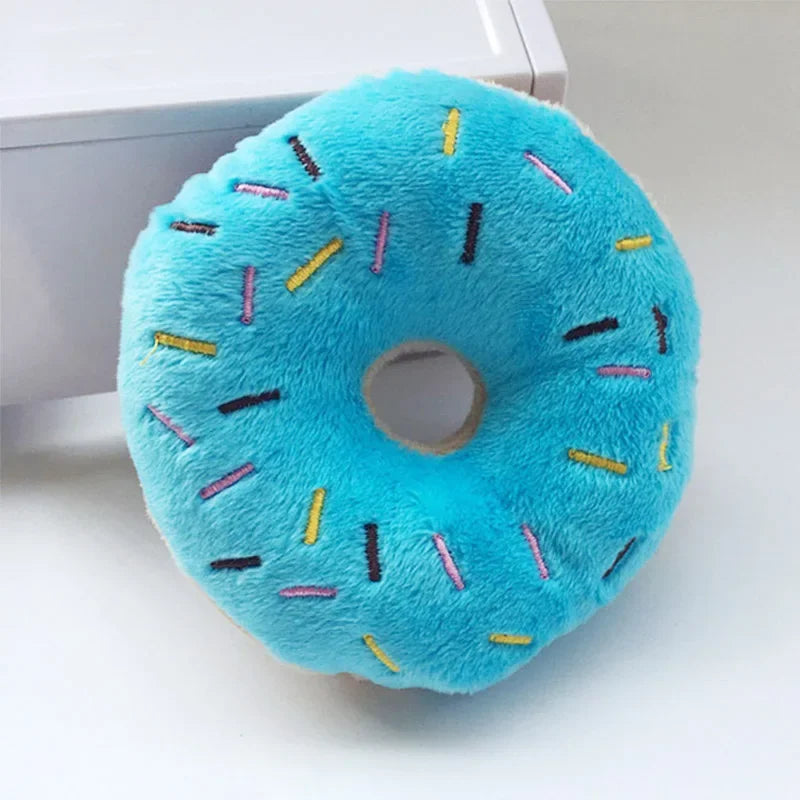 Soft Donuts Plush Squeaker Sound Toys