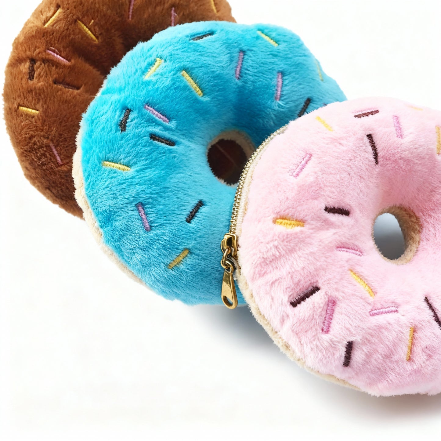 Soft Donuts Plush Squeaker Sound Toys