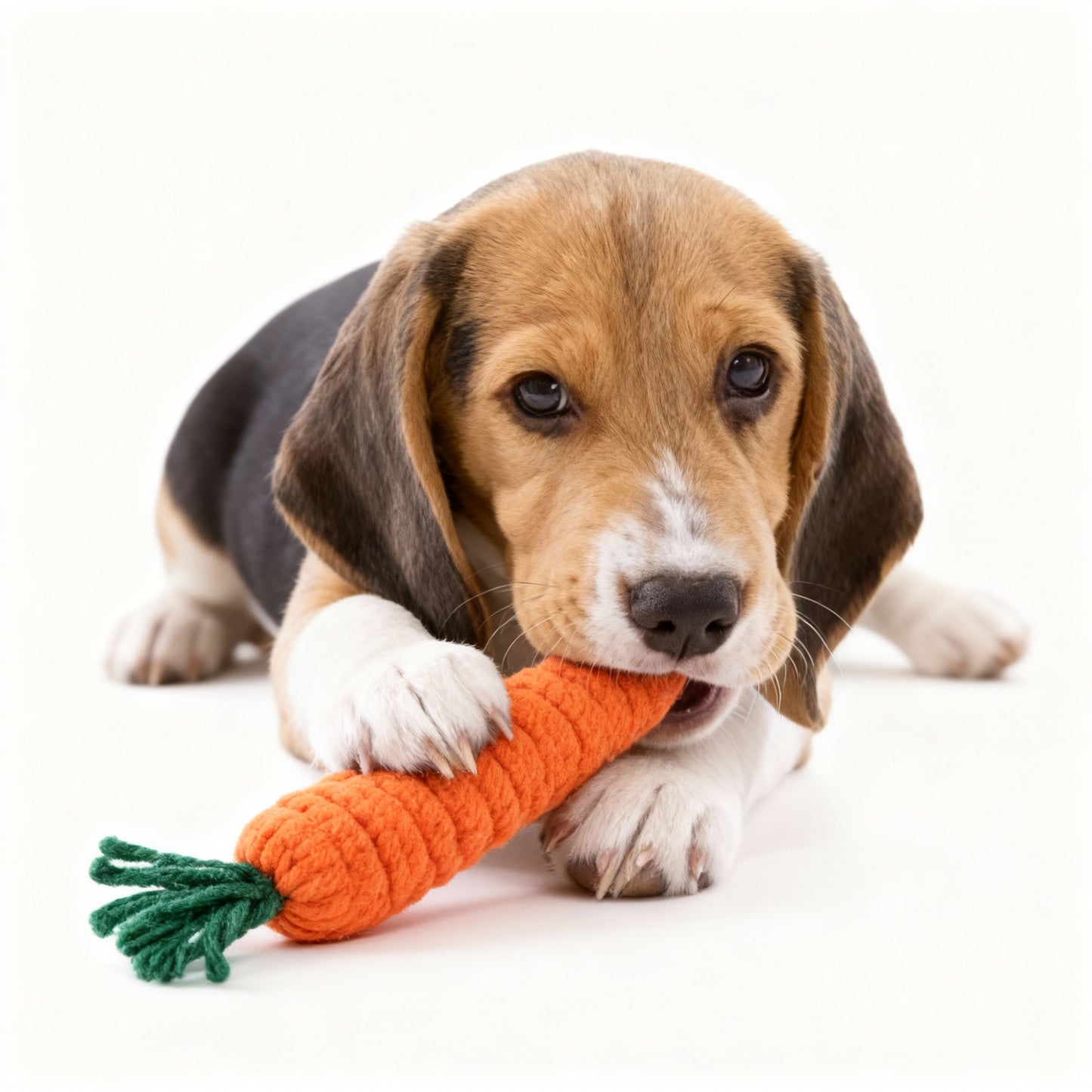 Dog Toys Bite Resistant Cotton Carrot Chew Toys