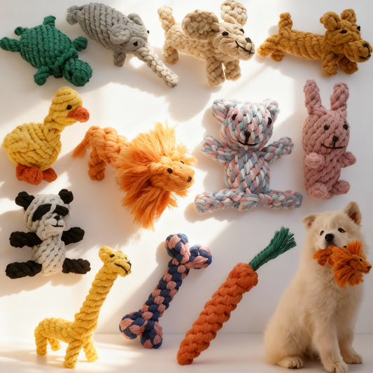 Dog Rope Toy Cartoon Animal