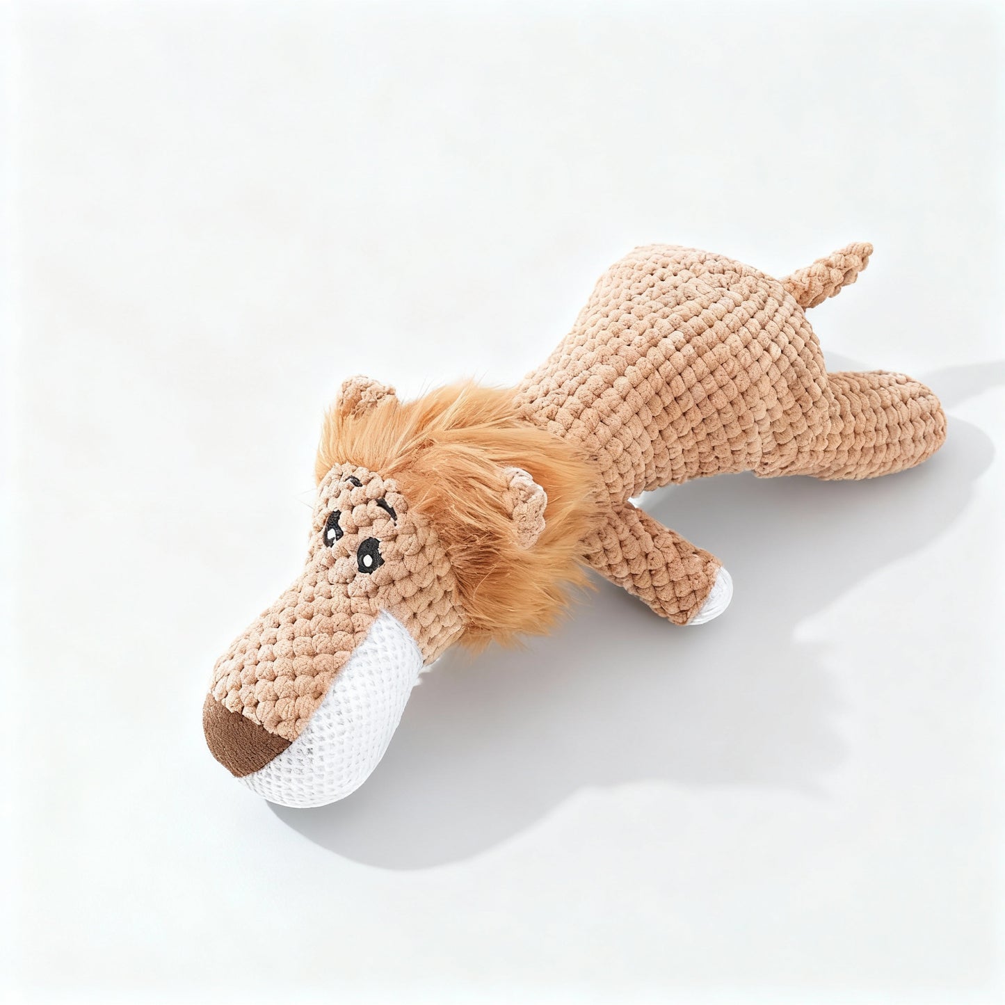 Plush Puppy Dog Chew Toy With Squeaker Sound