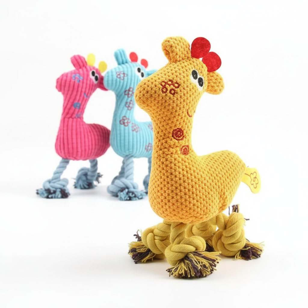 Dogs Plush Toys Puppy Kitten Fleece Squeak