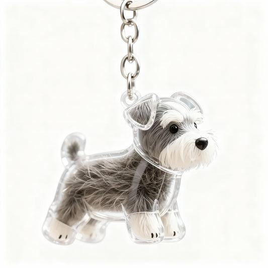 Dogs Hair Storage Pendant Keychain